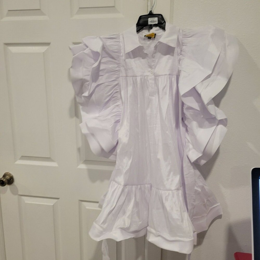 Ruffles Party tunic, dress or top by Highlight size xl